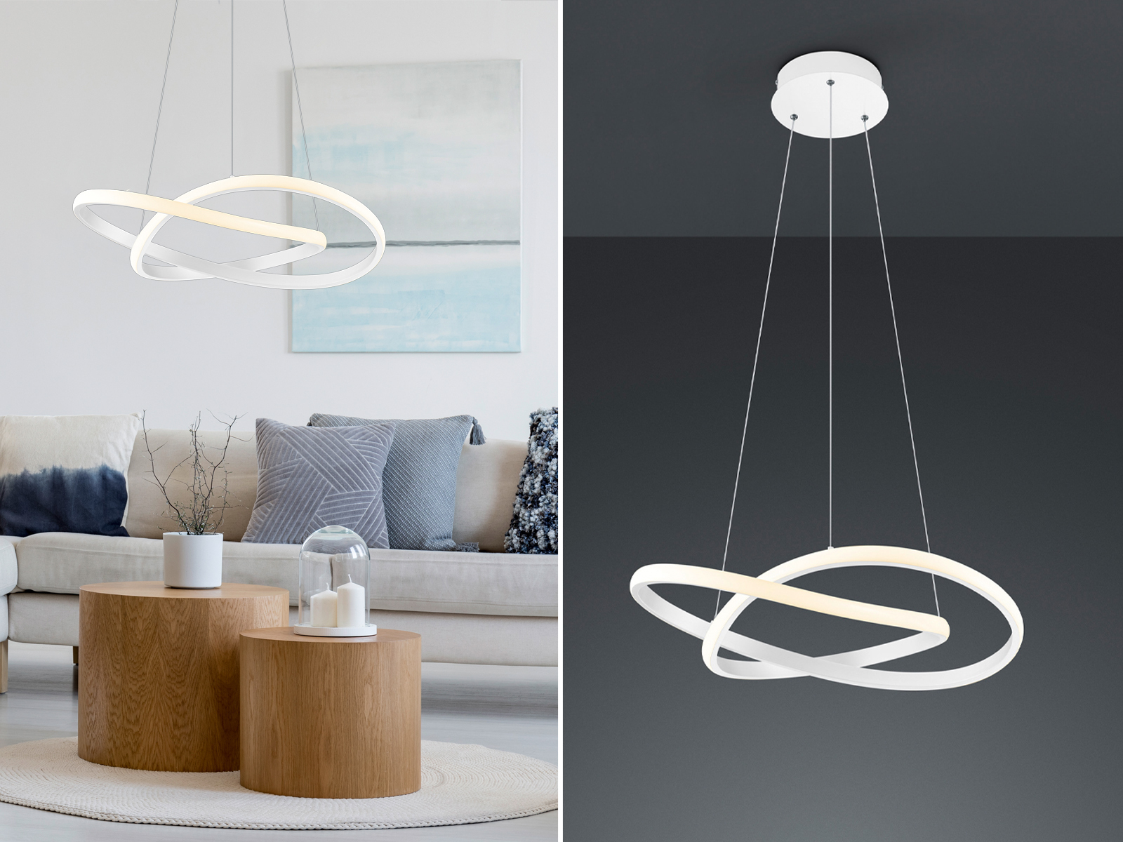 Große & Kleine Wohnzimmerlampen Decke stehende & hängende für über